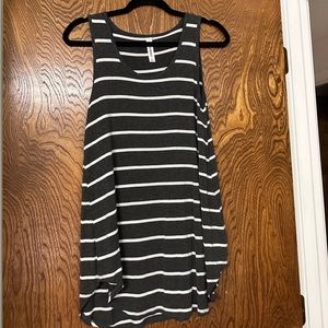 Zenana Premium Charcoal Tunic Tank